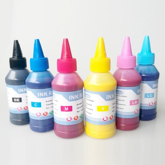 Tinta de pigmento de alta calidad para impresoras de inyección de tinta de escritorio epson, canon, brother y hp 