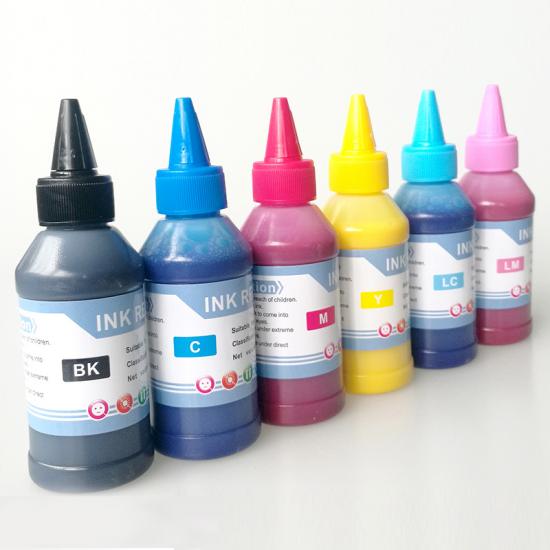 Tinta de pigmento de alta calidad para impresoras de inyección de tinta de escritorio epson, canon, brother y hp 
