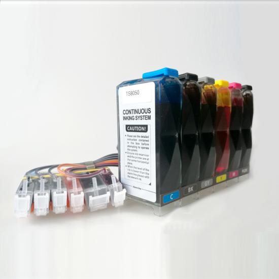 Sistema de suministro continuo de tinta (ciss) para la impresora de inyección de tinta de sobremesa canon ts8050 / ts8010 / ts8020 / ts8030 / ts8040 / ts8060 / ts8070 / ts8090 